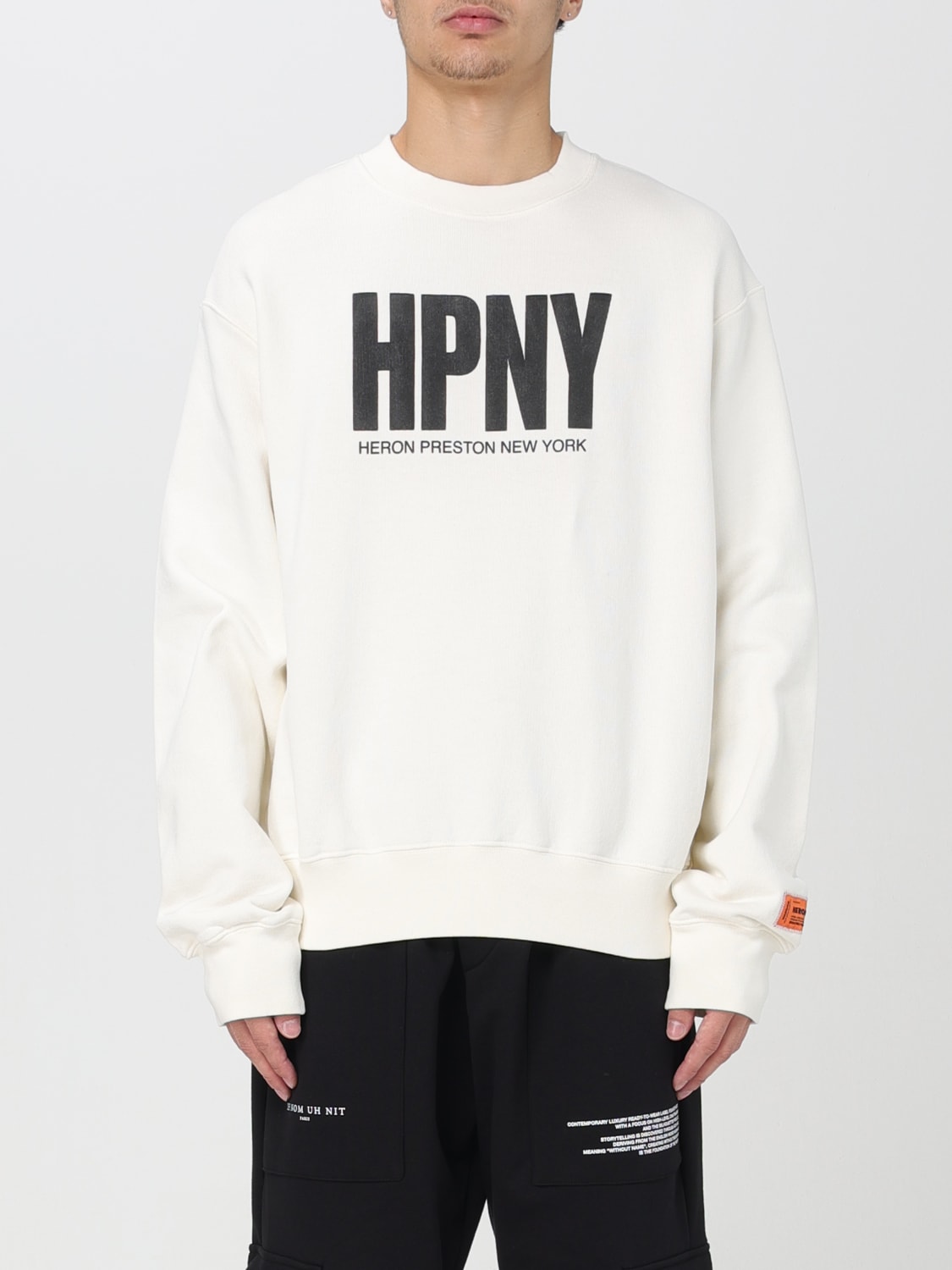 HERON PRESTON SWEATSHIRT: Sweatshirt herren Heron Preston, Weiß - Img 1