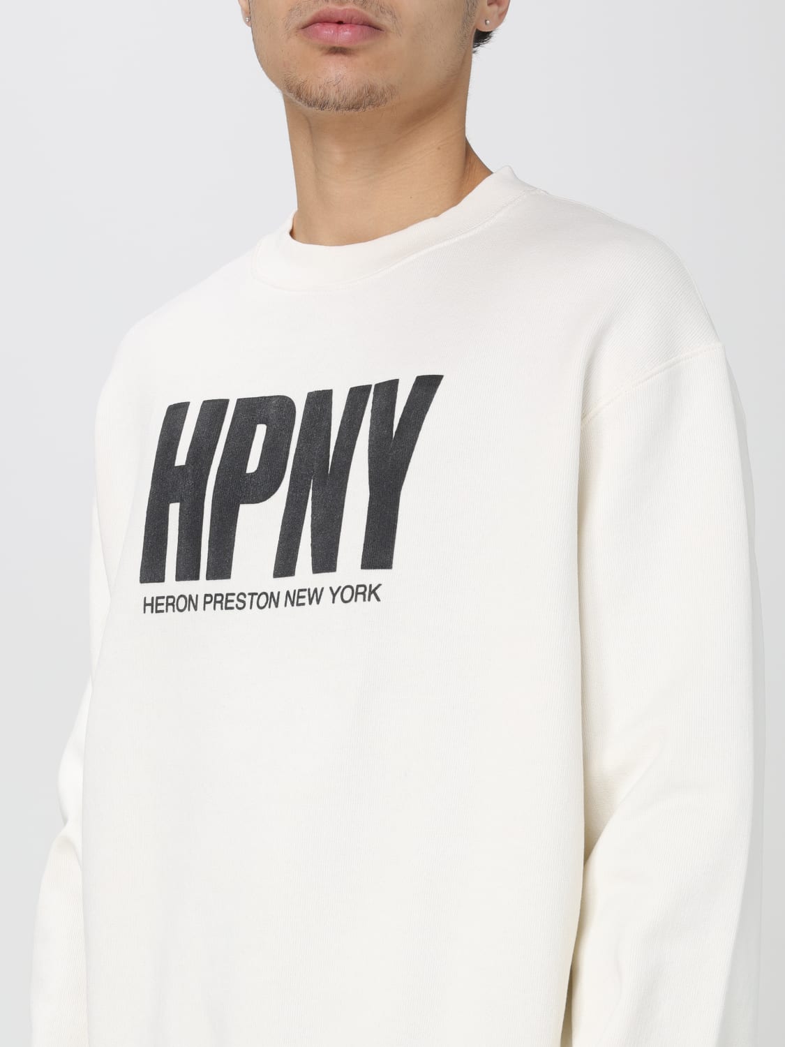 HERON PRESTON SWEATSHIRT: Sweatshirt herren Heron Preston, Weiß - Img 4