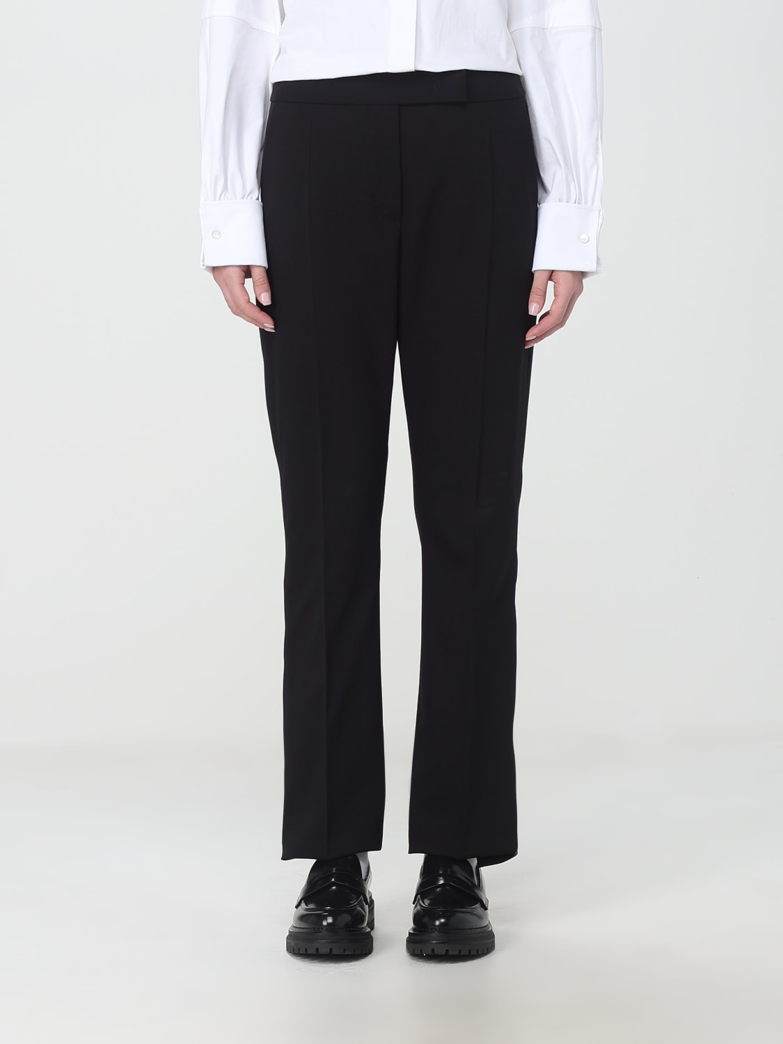 MAX MARA PANTS: Max Mara wool pants, Black - Img 1