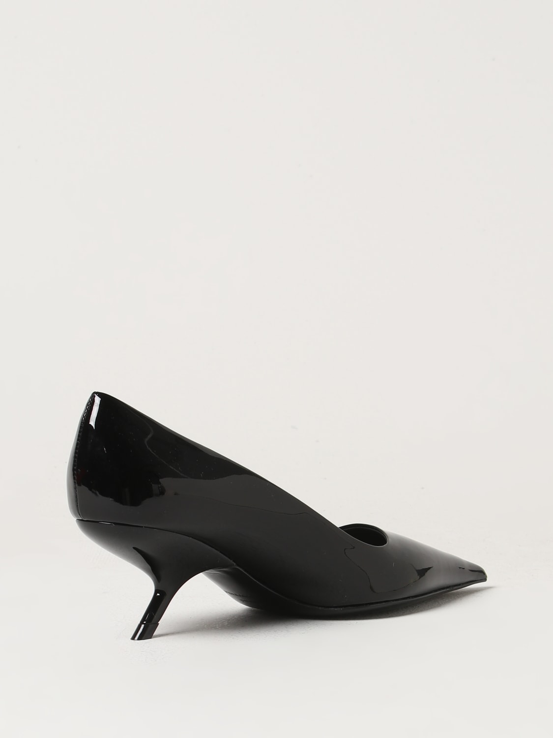 FERRAGAMO HIGH HEEL SHOES: Ferragamo Eva pumps in patent leather, Black - Img 3