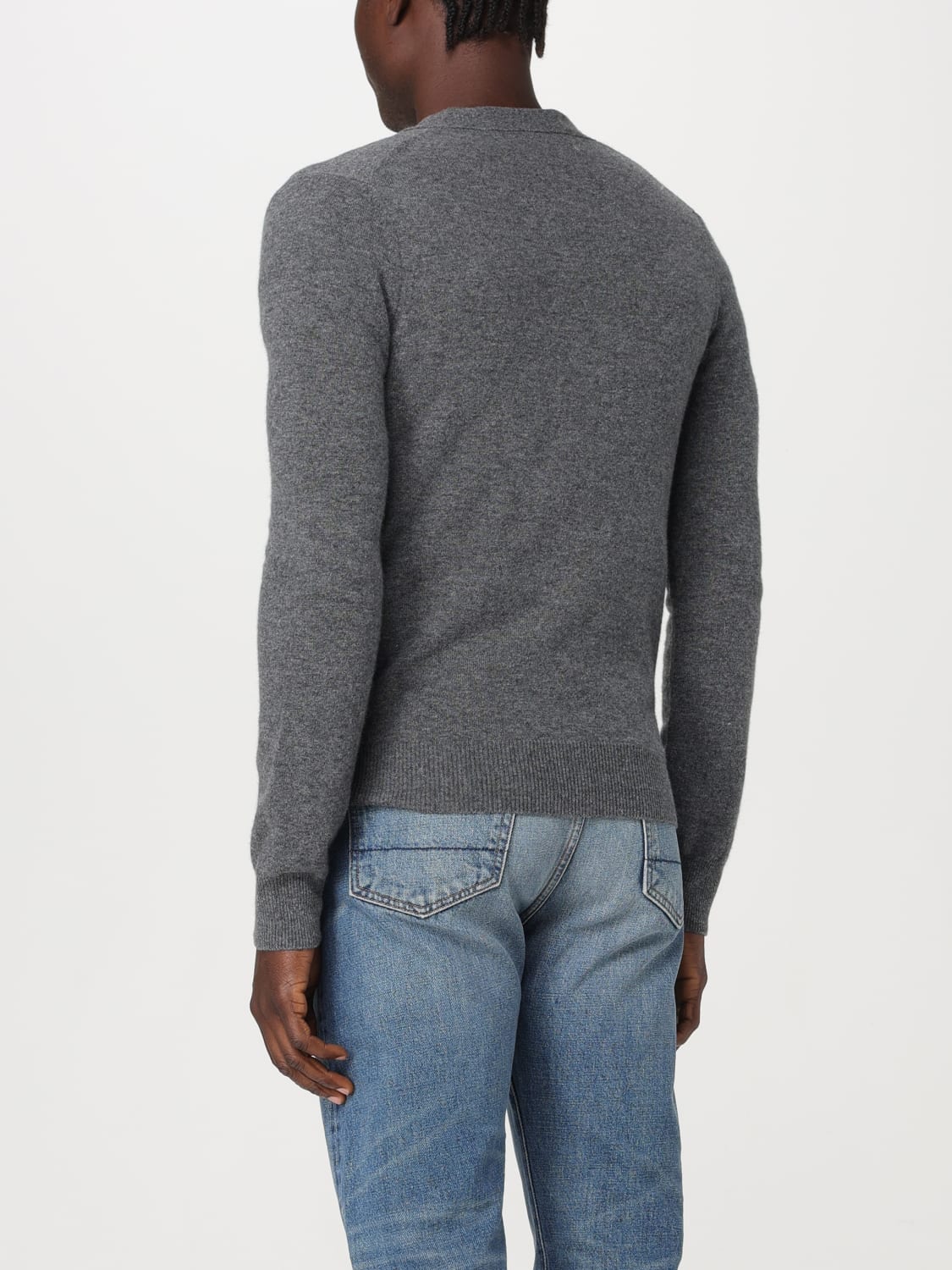 COMME DES GARCONS PLAY：セーター メンズ - グレー 1 | GIGLIO