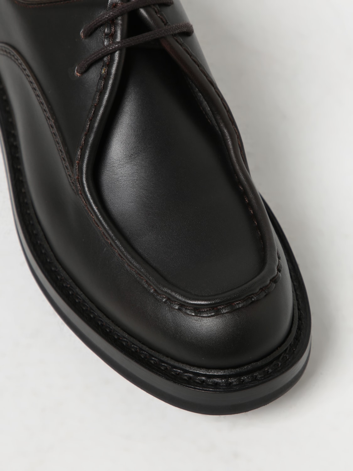 CHURCH'S BROGUE SHOES: Church's Lymington derby shoes in leather, Brown - Img 4