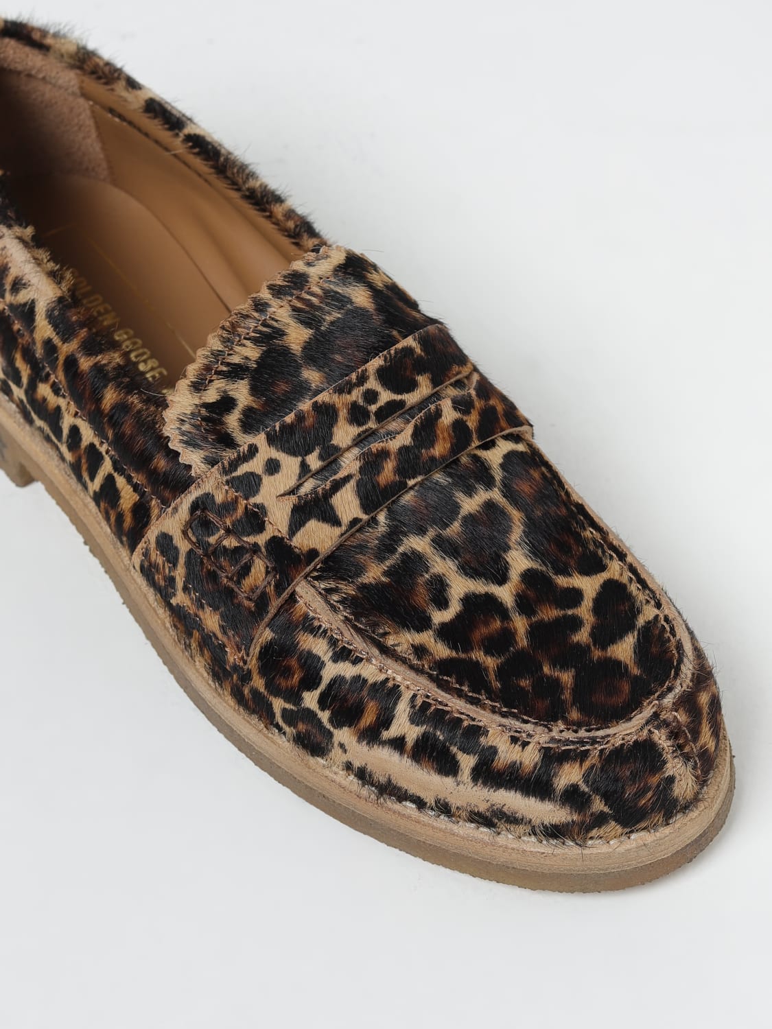 GOLDEN GOOSE LOAFER: Loafers woman Golden Goose, Brown - Img 4