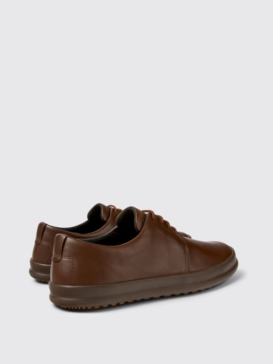 CAMPER BROGUE SHOES: Camper Chasis derby shoes in leather, Brown - Img 4