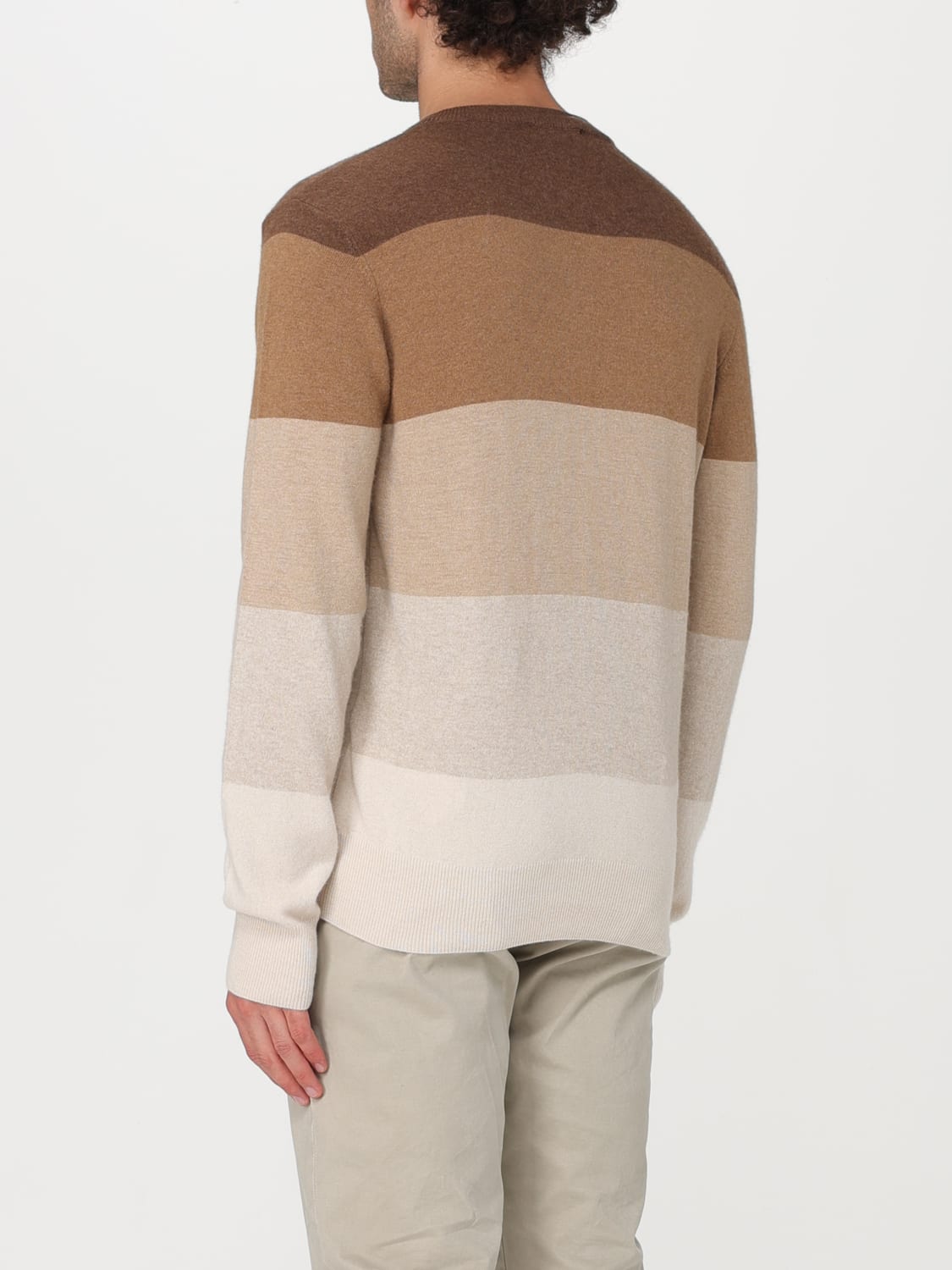 MANUEL RITZ SWEATER: Sweater men Manuel Ritz, Beige - Img 2