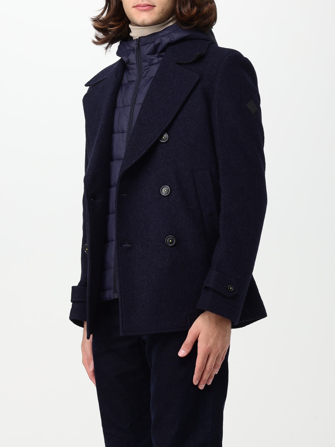 MANUEL RITZ COAT: Jacket men Manuel Ritz, Blue - Img 3