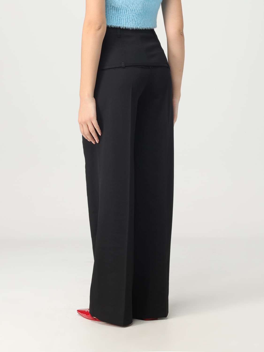 JACQUEMUS PANTS: Pants woman Jacquemus, Black - Img 3