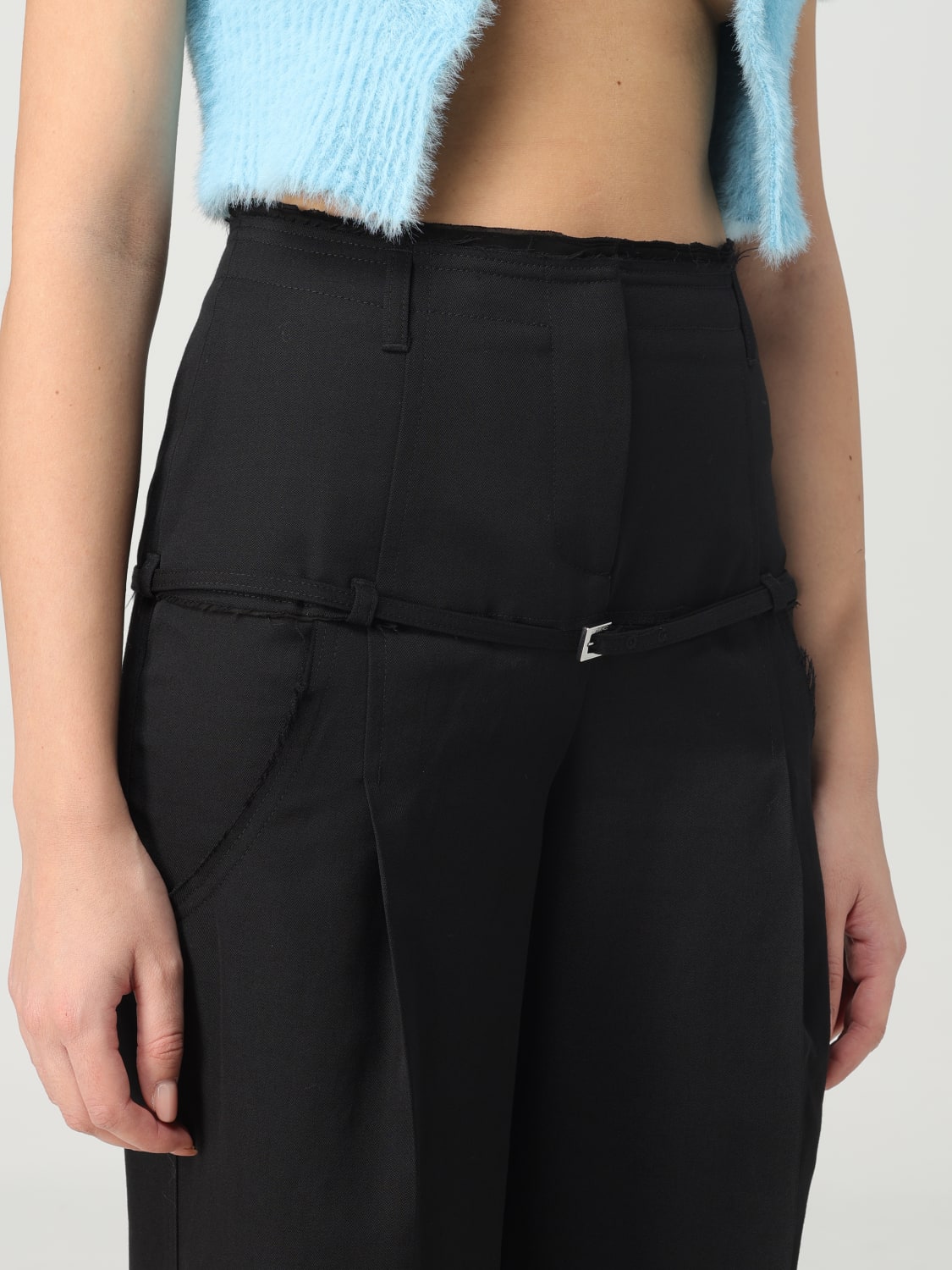 JACQUEMUS PANTS: Pants woman Jacquemus, Black - Img 5