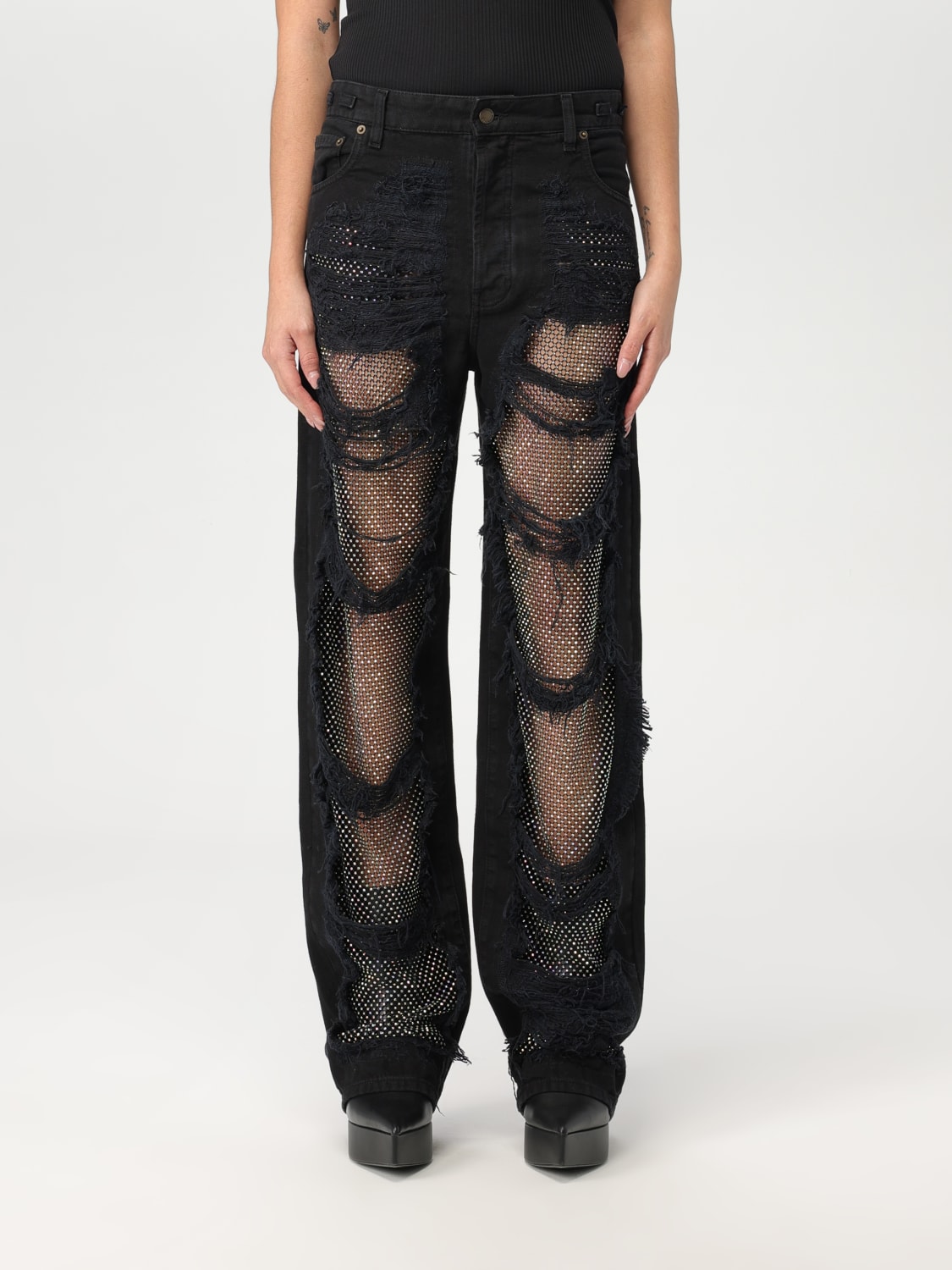 パンツ DARKPARK Woman Pants Black WTR16FAP06 0099 Darkpark Outlet: Pants woman - Black | Darkpark pants
