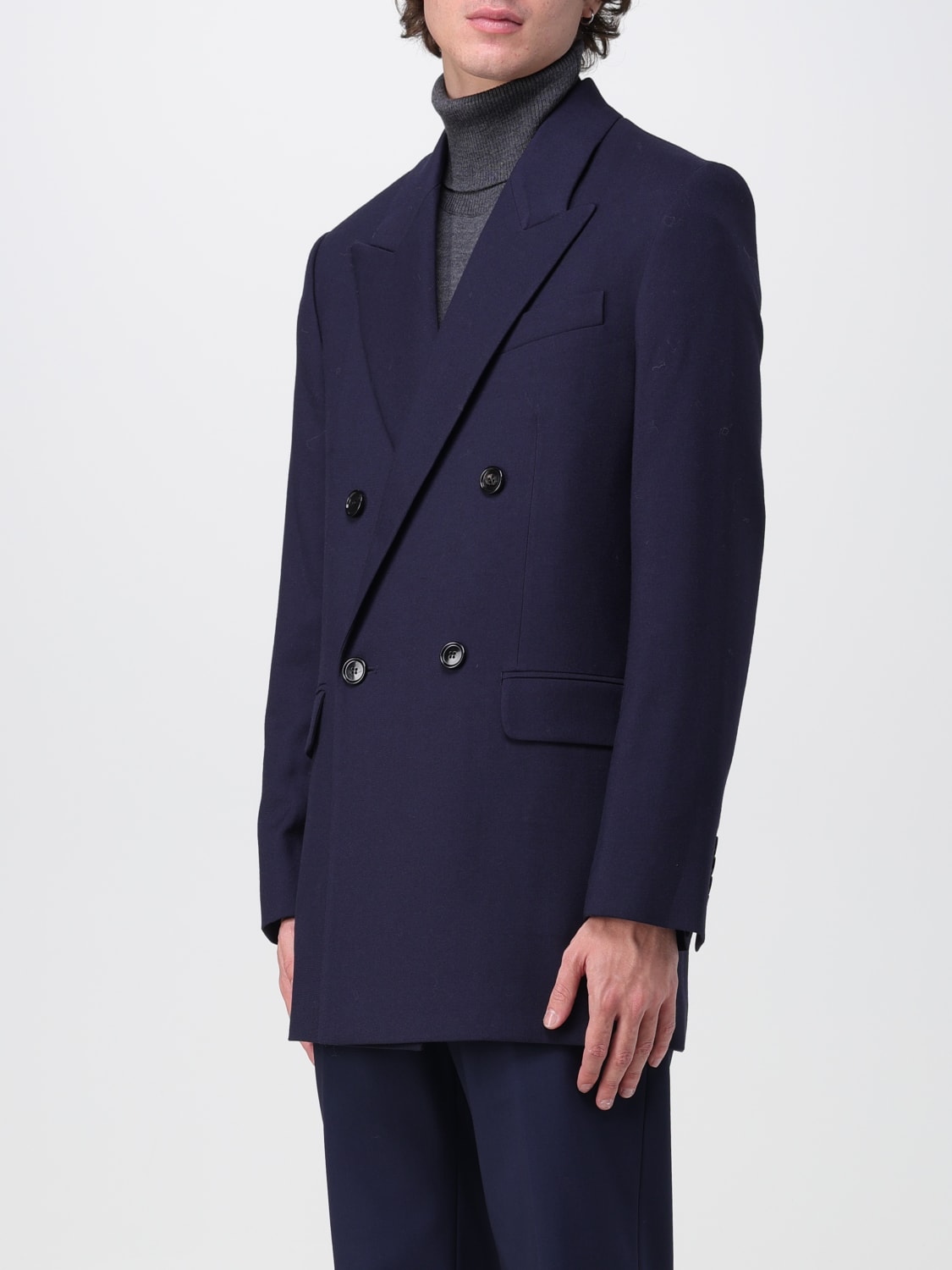 AMI PARIS CHAQUETA: Chaqueta hombre Ami Paris, Azul Oscuro - Img 4