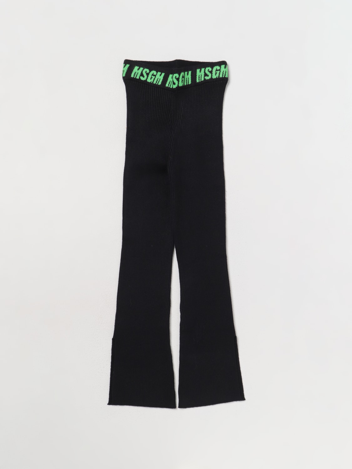 MSGM KIDS PANTS: Pants kids MSGM Kids, Black - Img 1