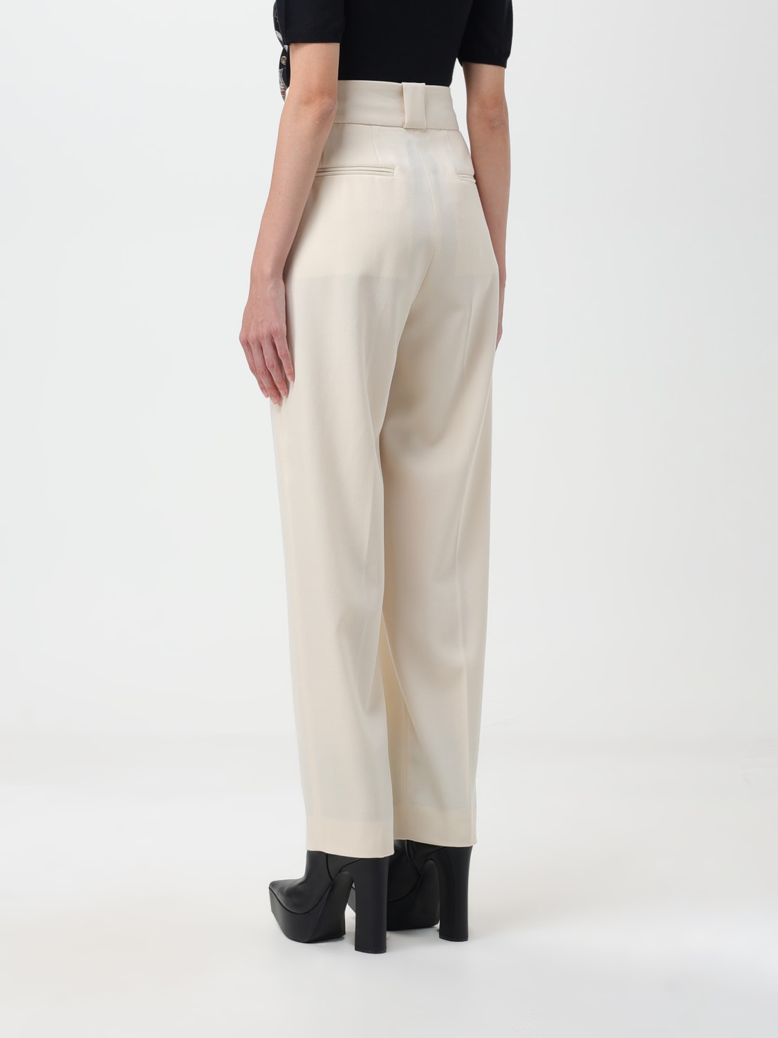 MOSCHINO COUTURE PANTS: Pants woman Moschino Couture, White - Img 2