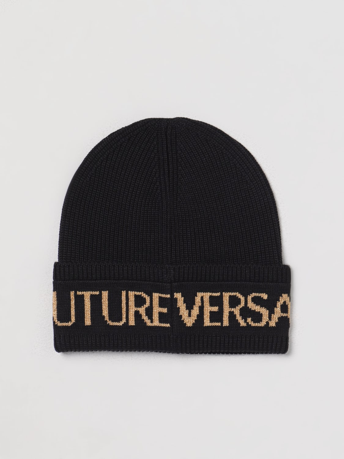 VERSACE JEANS COUTURE GORRO: Gorro hombre Versace Jeans Couture, Negro - Img 2