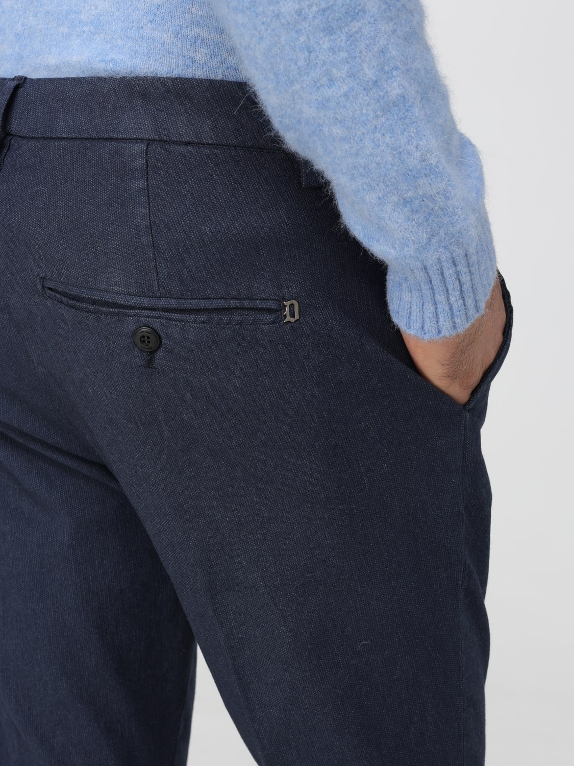 DONDUP PANTALÓN: Pantalón hombre Dondup, Azul Oscuro - Img 3