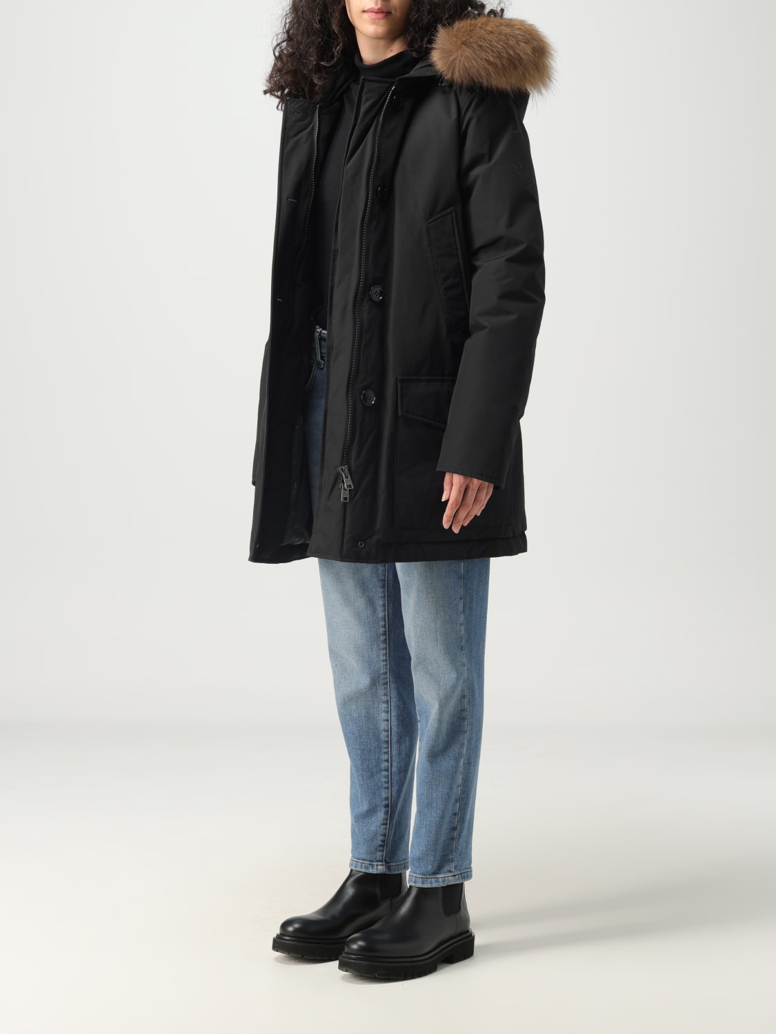 WOOLRICH ジャケット: ジャケット レディース Woolrich, ブラック - Img 3