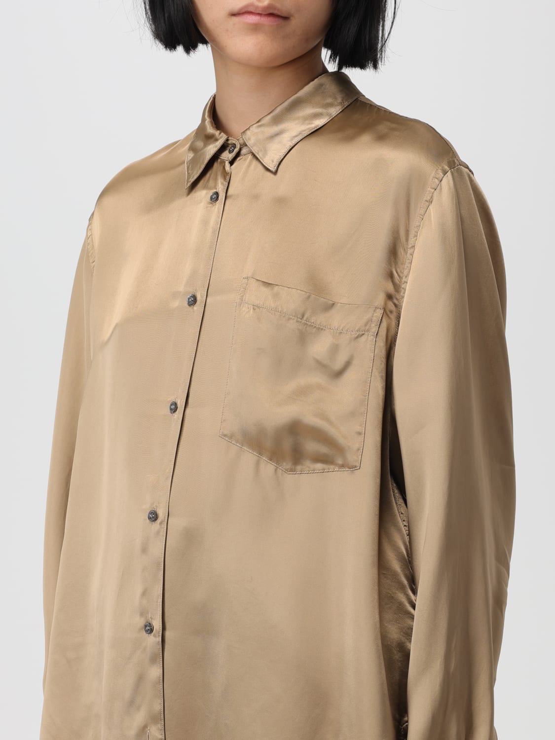 ASPESI CAMICIA: Camicia Aspesi in viscosa, Oro - Img 3