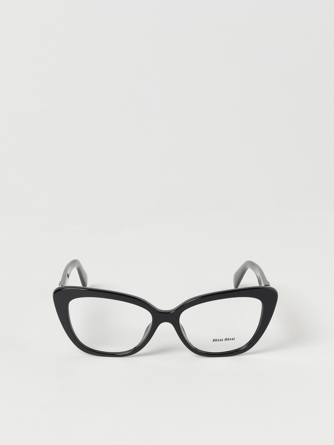 MIU MIU OPTICAL FRAMES: Miu Miu acetate eyeglasses with logo on the temples, Black - Img 2