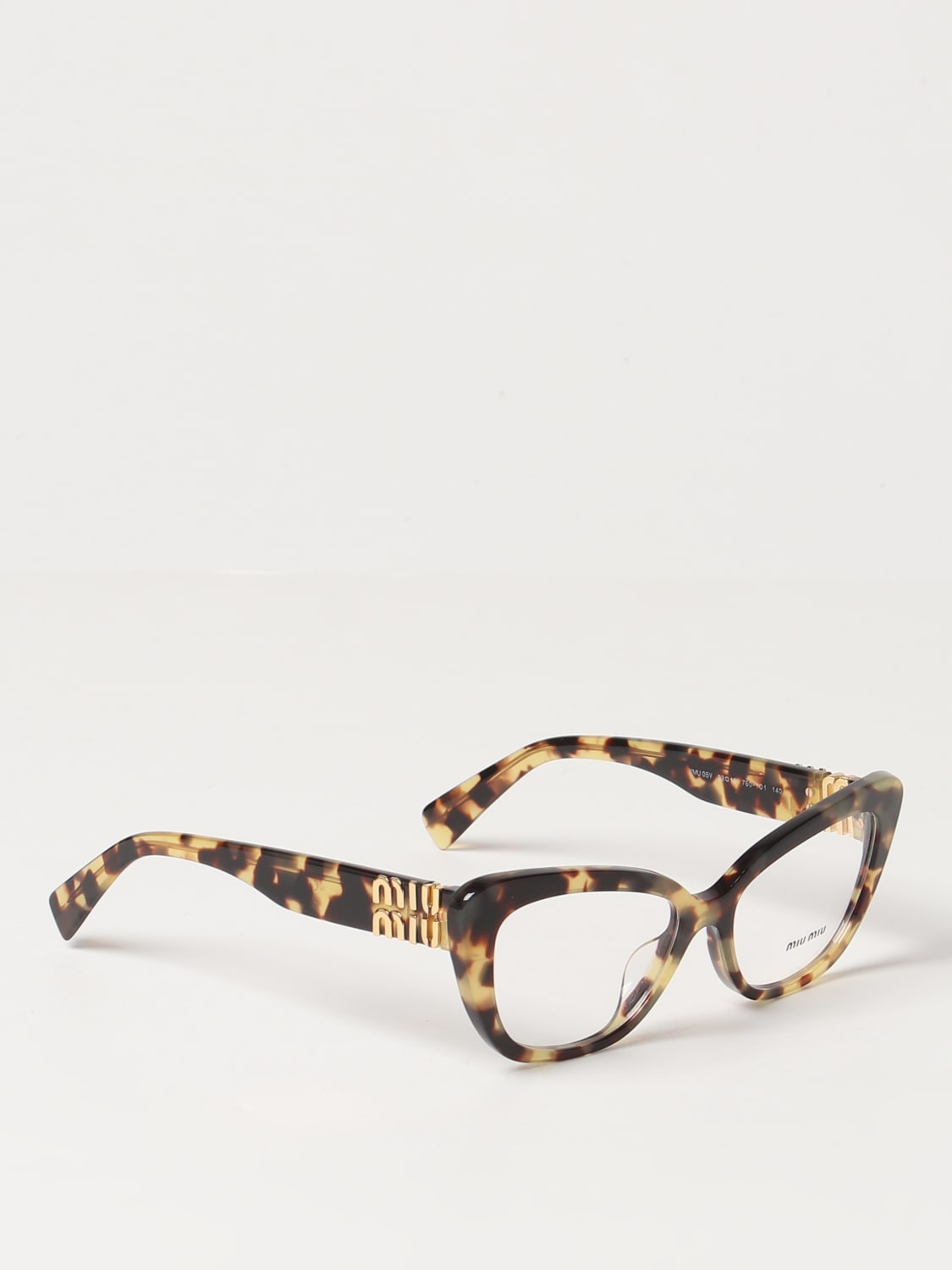 MIU MIU OPTICAL FRAMES: Miu Miu acetate eyeglasses with logo on the temples, Multicolor - Img 1