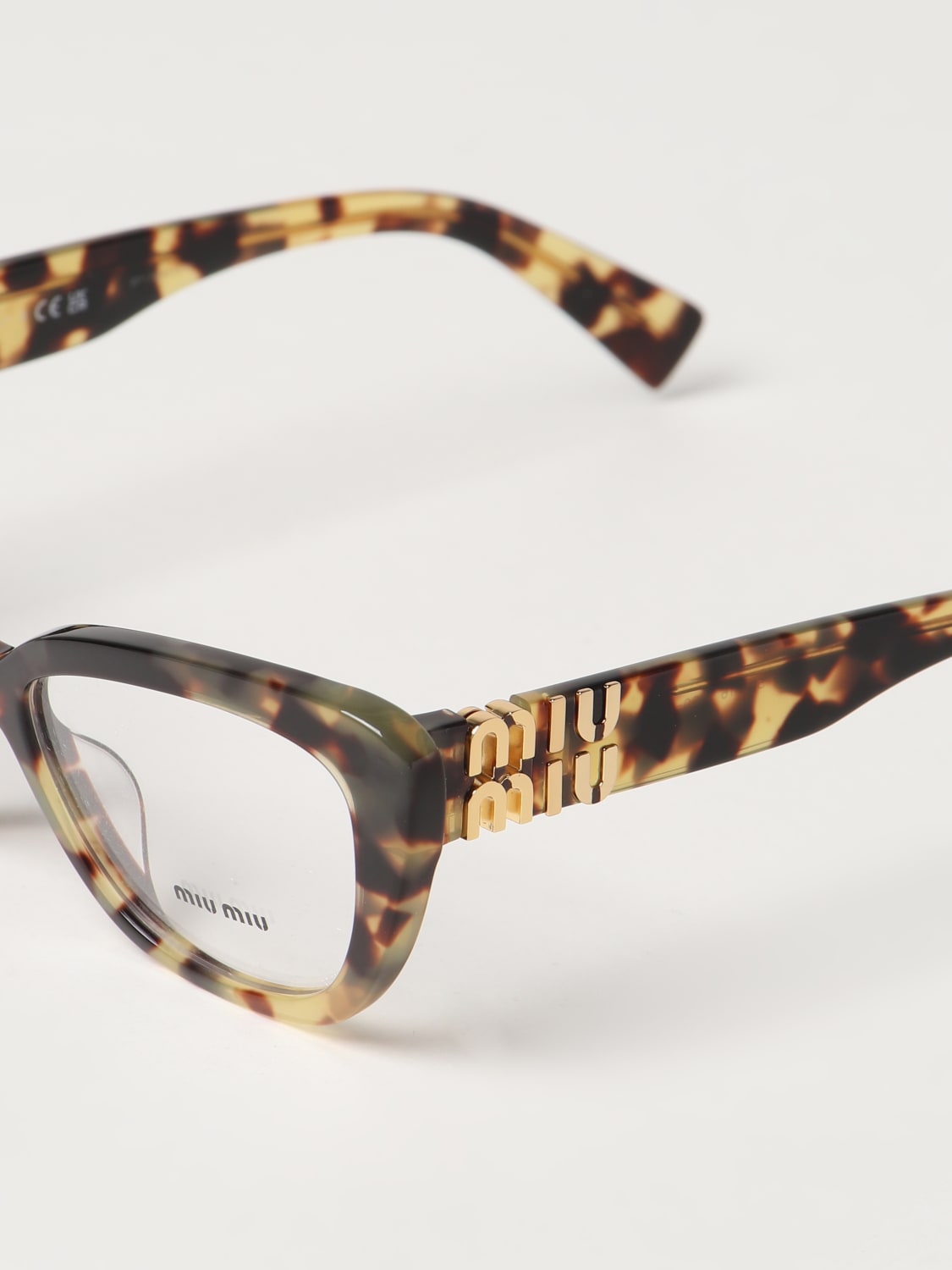 MIU MIU OPTICAL FRAMES: Miu Miu acetate eyeglasses with logo on the temples, Multicolor - Img 4