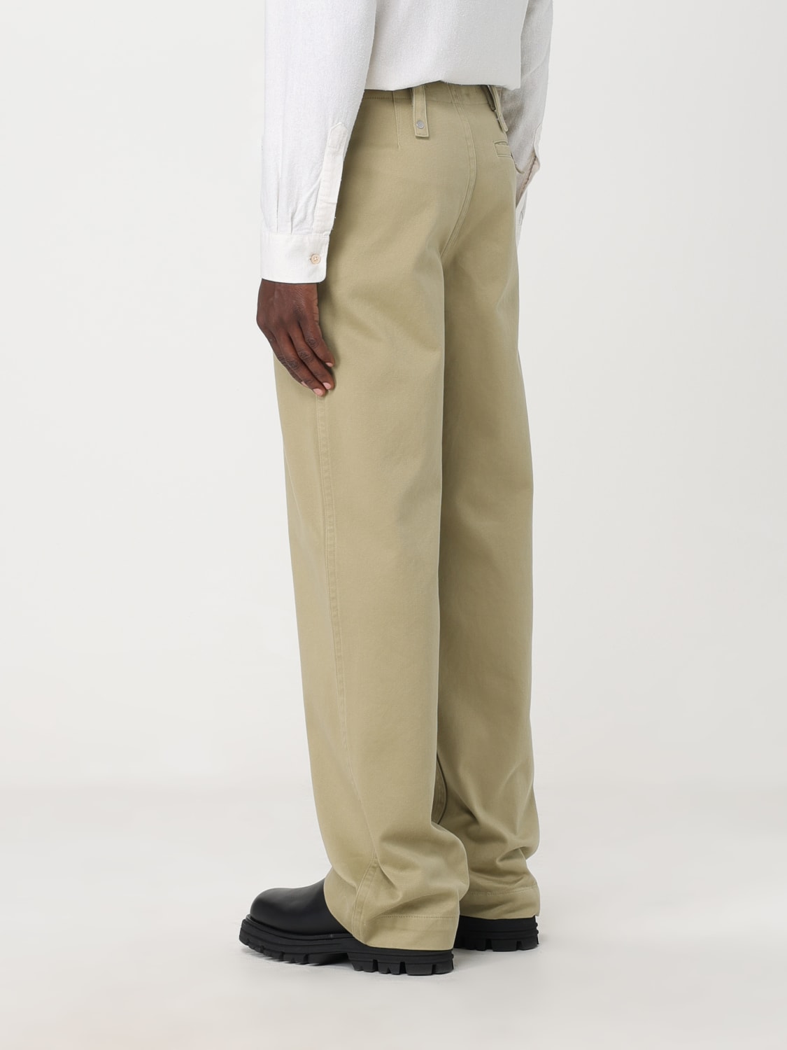 BURBERRY PANTS: Pants men Burberry, Beige - Img 3