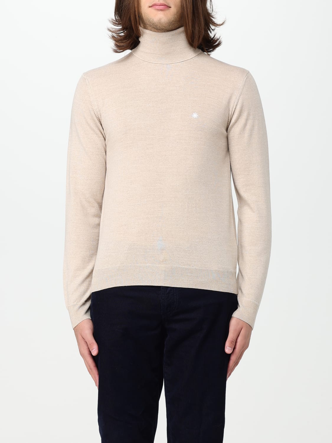 MANUEL RITZ PULL: Pull homme Manuel Ritz, Beige - Img 1