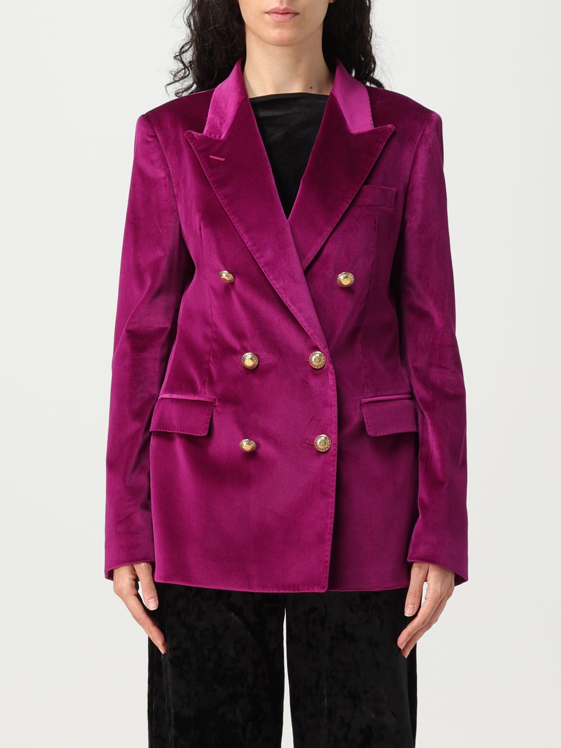スーツ TAGLIATORE Women Outer J ALICYA10B800007 W1210 PURPLE TAGLIATORE: Blazer woman - Violet | Tagliatore blazer
