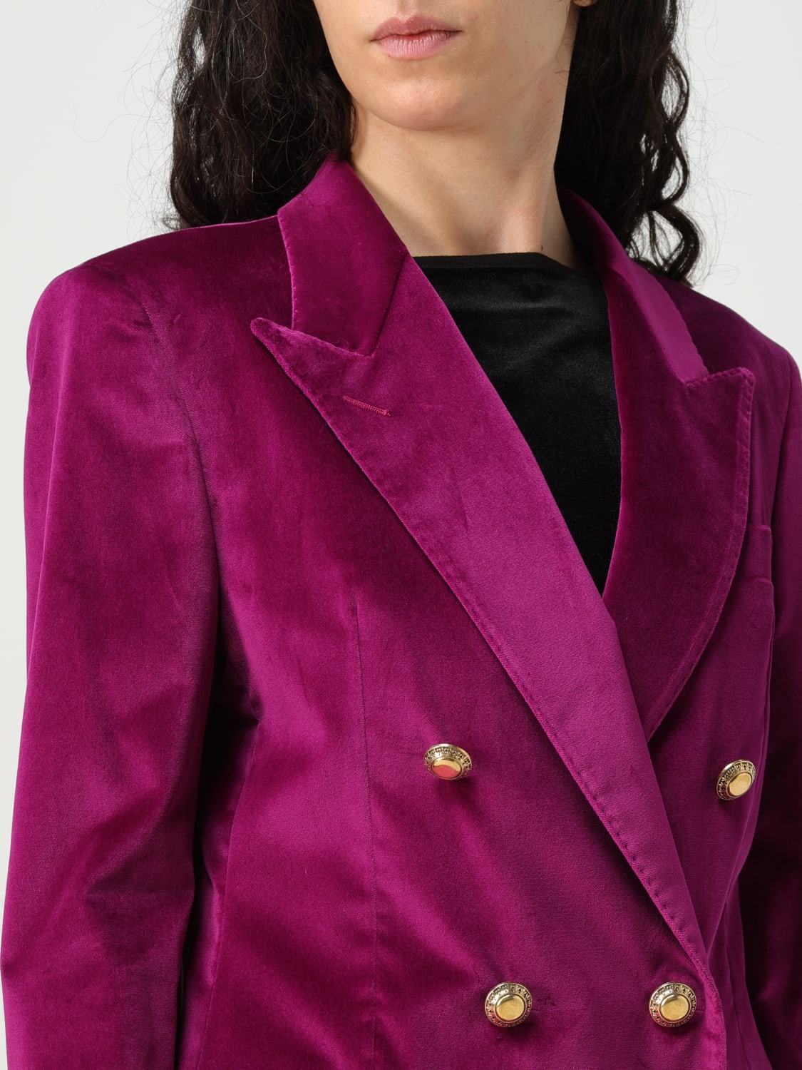 スーツ TAGLIATORE Women Outer J ALICYA10B800007 W1210 PURPLE TAGLIATORE: Blazer woman - Violet | Tagliatore blazer