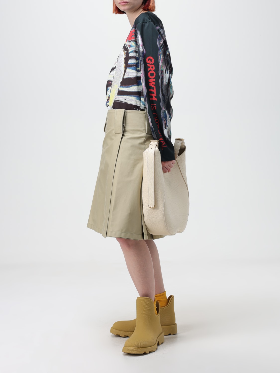 BURBERRY FALDA: Falda mujer Burberry, Beige - Img 2