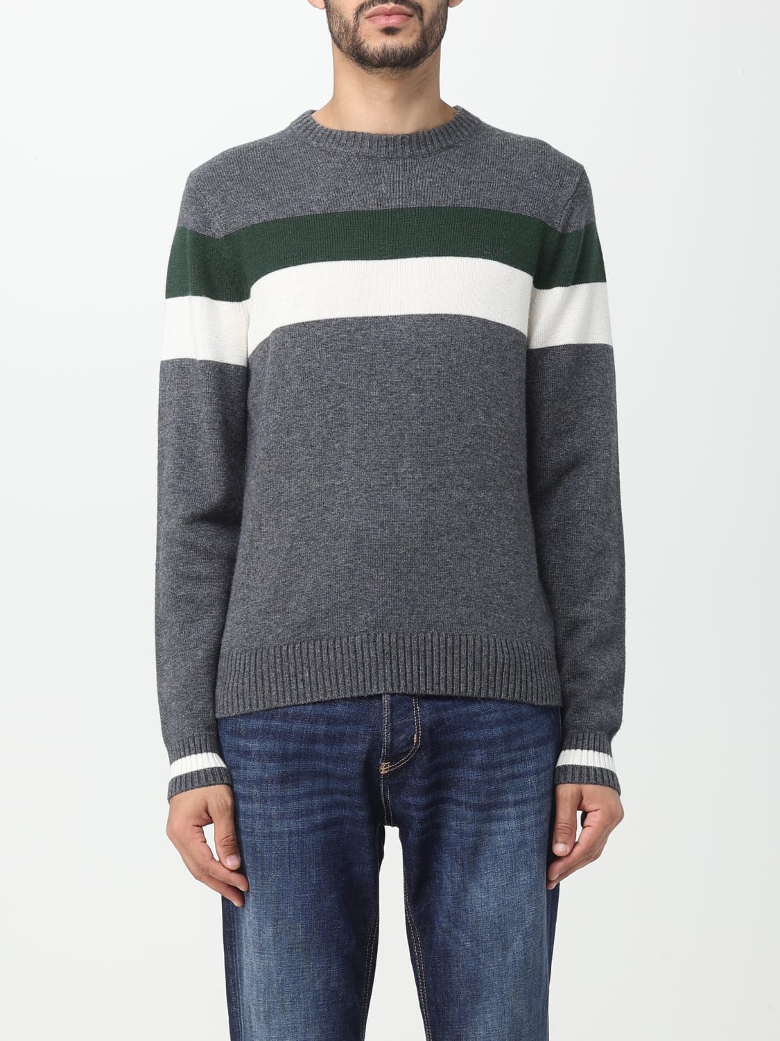 Giglio Pullover Sun 68 in misto lana jacquard