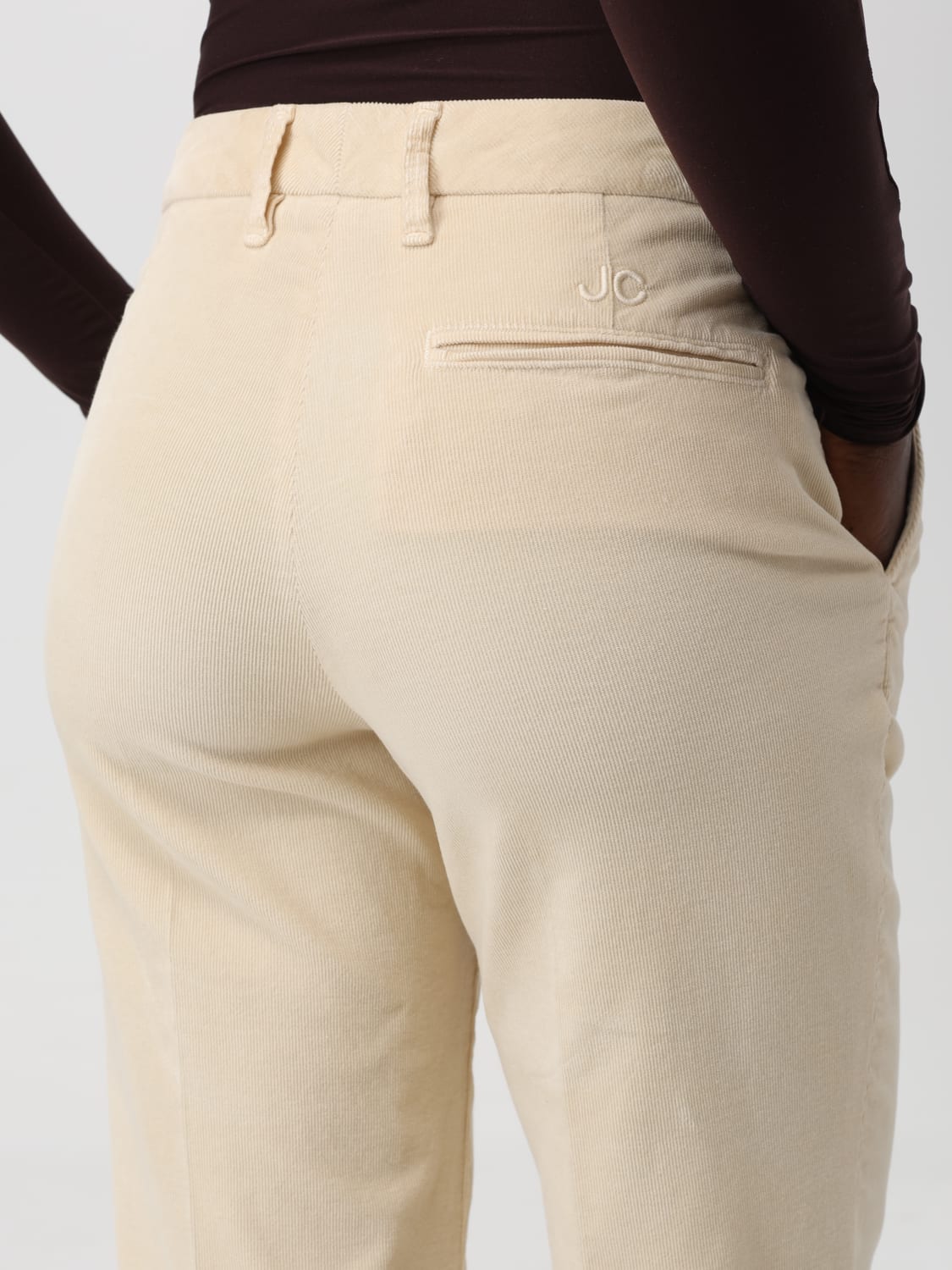 JACOB COHEN PANTALON: Pantalon femme Jacob Cohen, Beige - Img 3