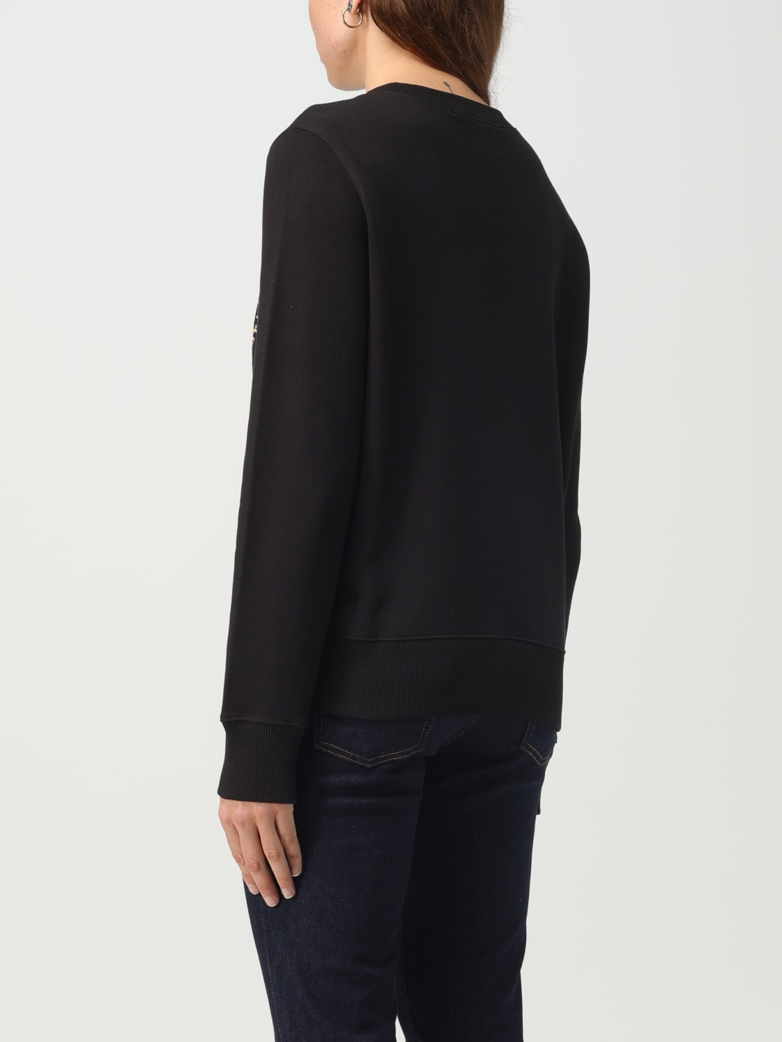 VERSACE JEANS COUTURE SWEATSHIRT: Sweatshirt woman Versace Jeans Couture, Black - Img 3