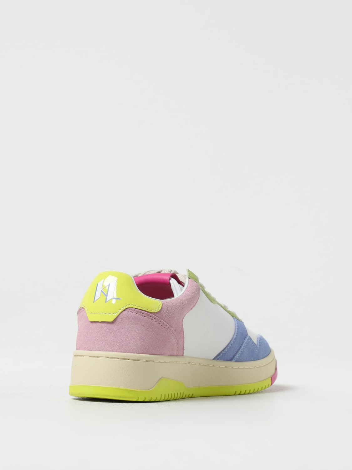 KARL LAGERFELD SNEAKERS: Sneakers Kounter Karl Lagerfeld in pelle, Bianco - Img 3