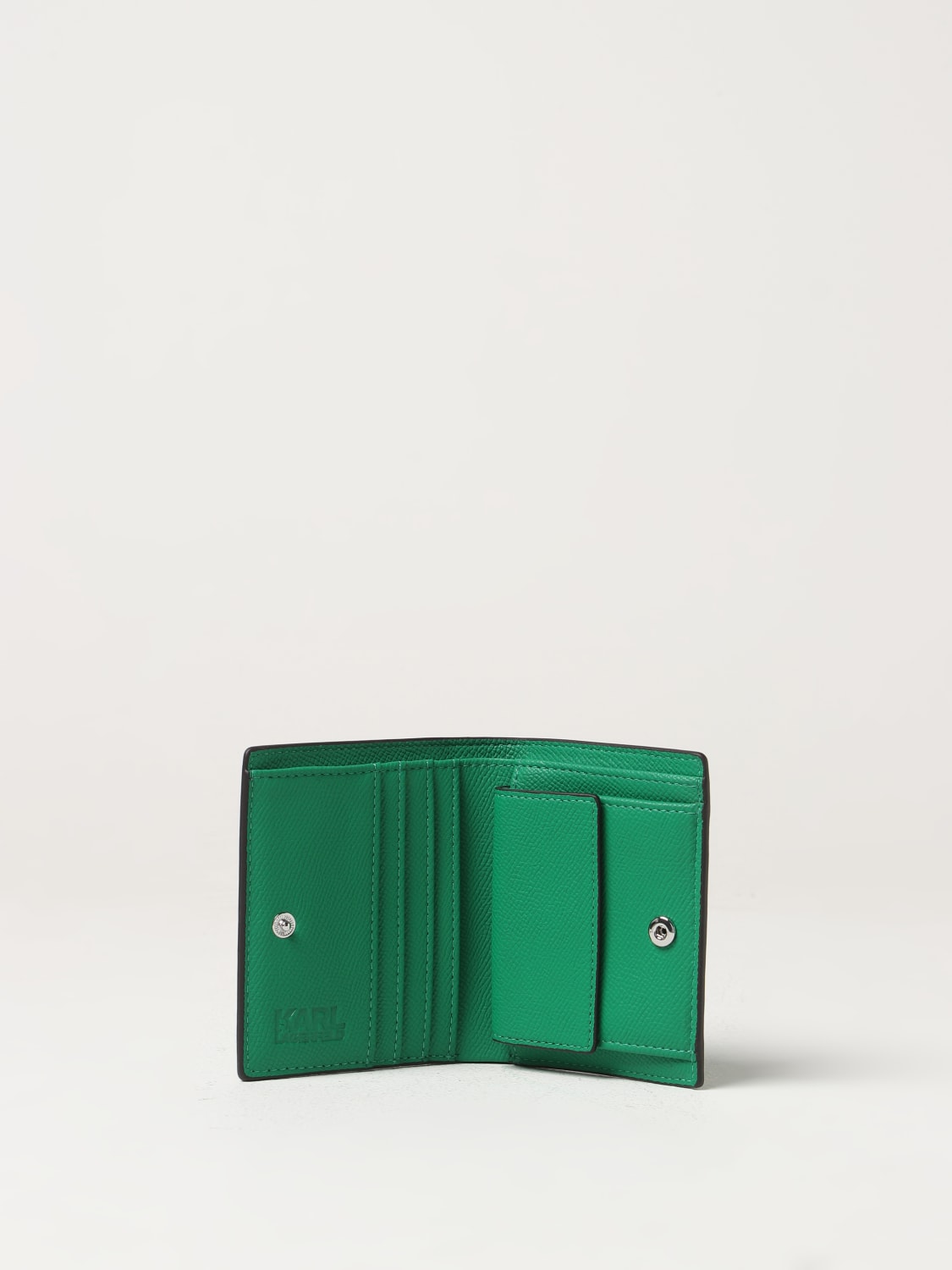 KARL LAGERFELD WALLET: Wallet woman Karl Lagerfeld, Green - Img 2