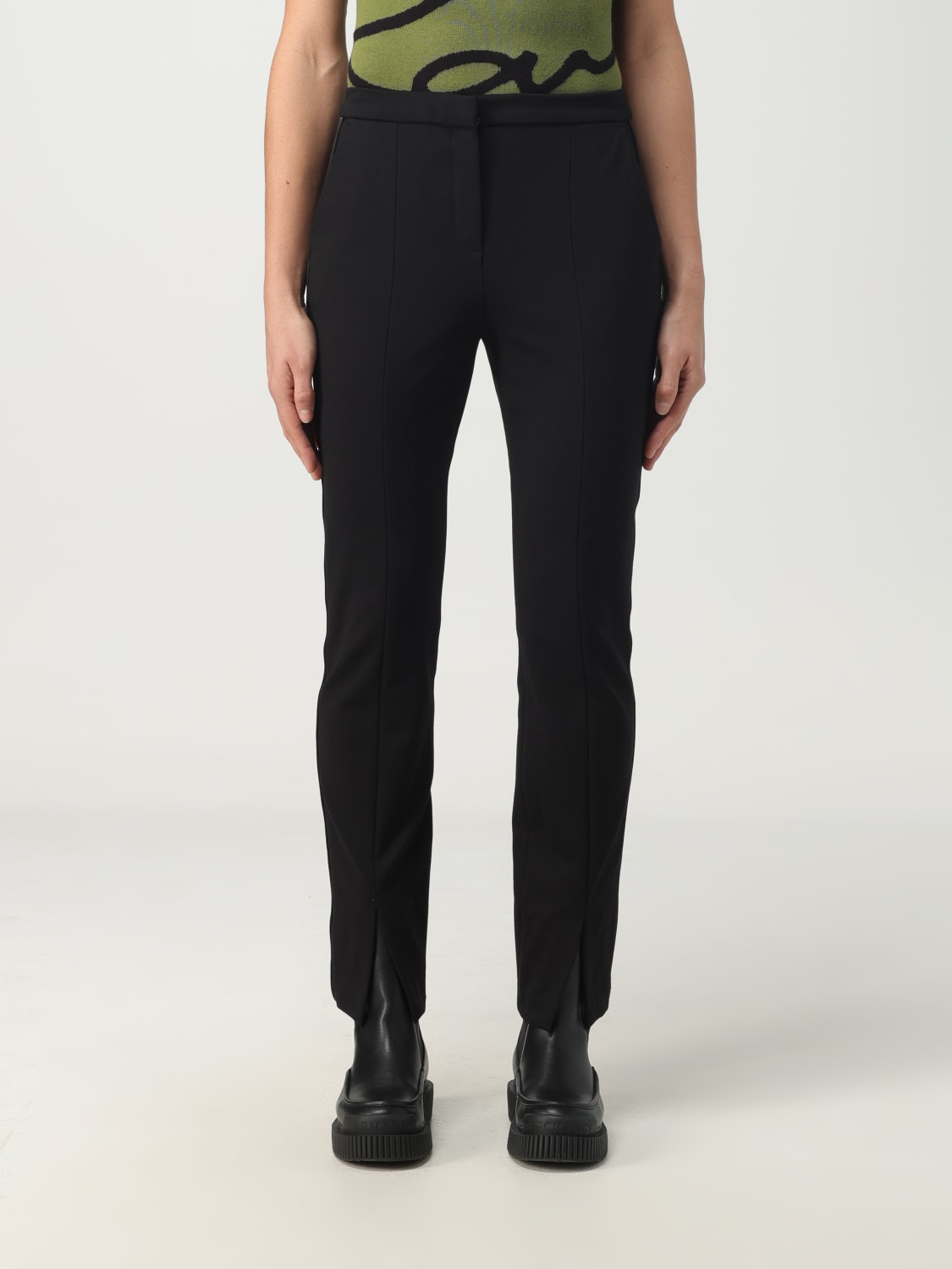 KARL LAGERFELD PANTS: Pants woman Karl Lagerfeld, Black - Img 1