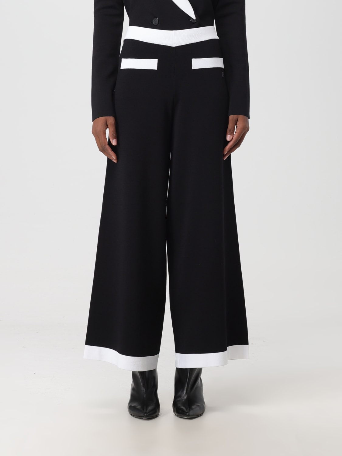 KARL LAGERFELD PANTS: Pants woman Karl Lagerfeld, Black - Img 1