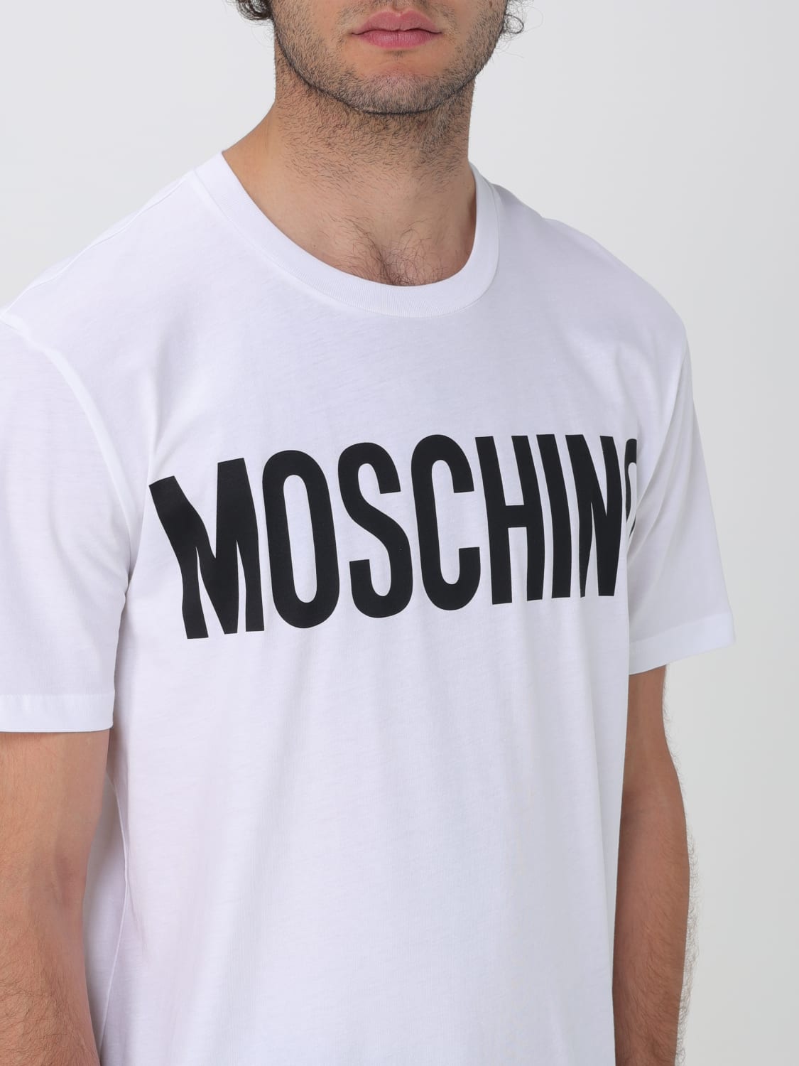 MOSCHINO COUTURE ФУТБОЛКА: Футболка Мужское Moschino Couture, Белый - Img 4