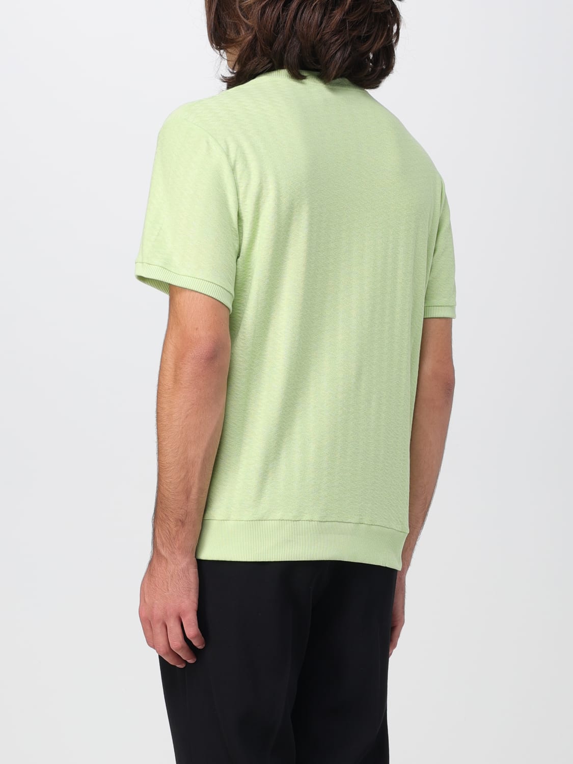 MOSCHINO COUTURE T-SHIRT: Moschino Couture cotton t-shirt, Green - Img 3