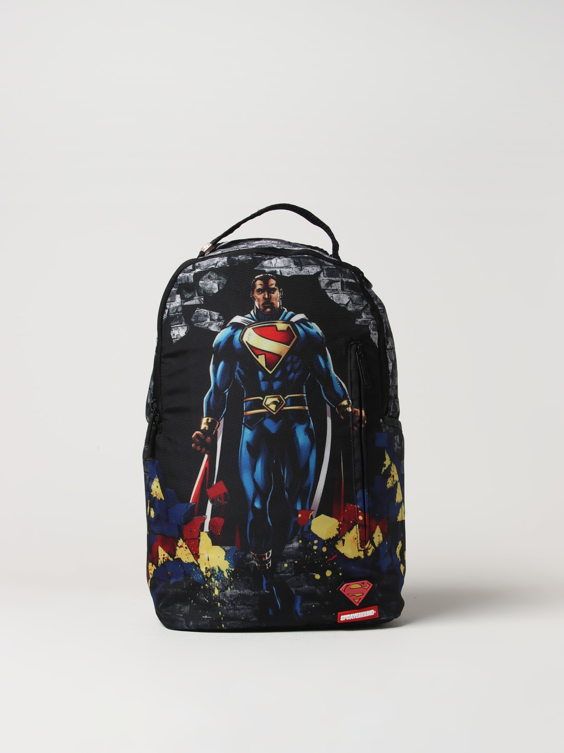 SPRAYGROUND ZAINO: Zaino Brick Break Sprayground in nylon con stampa, Fantasia - Img 1