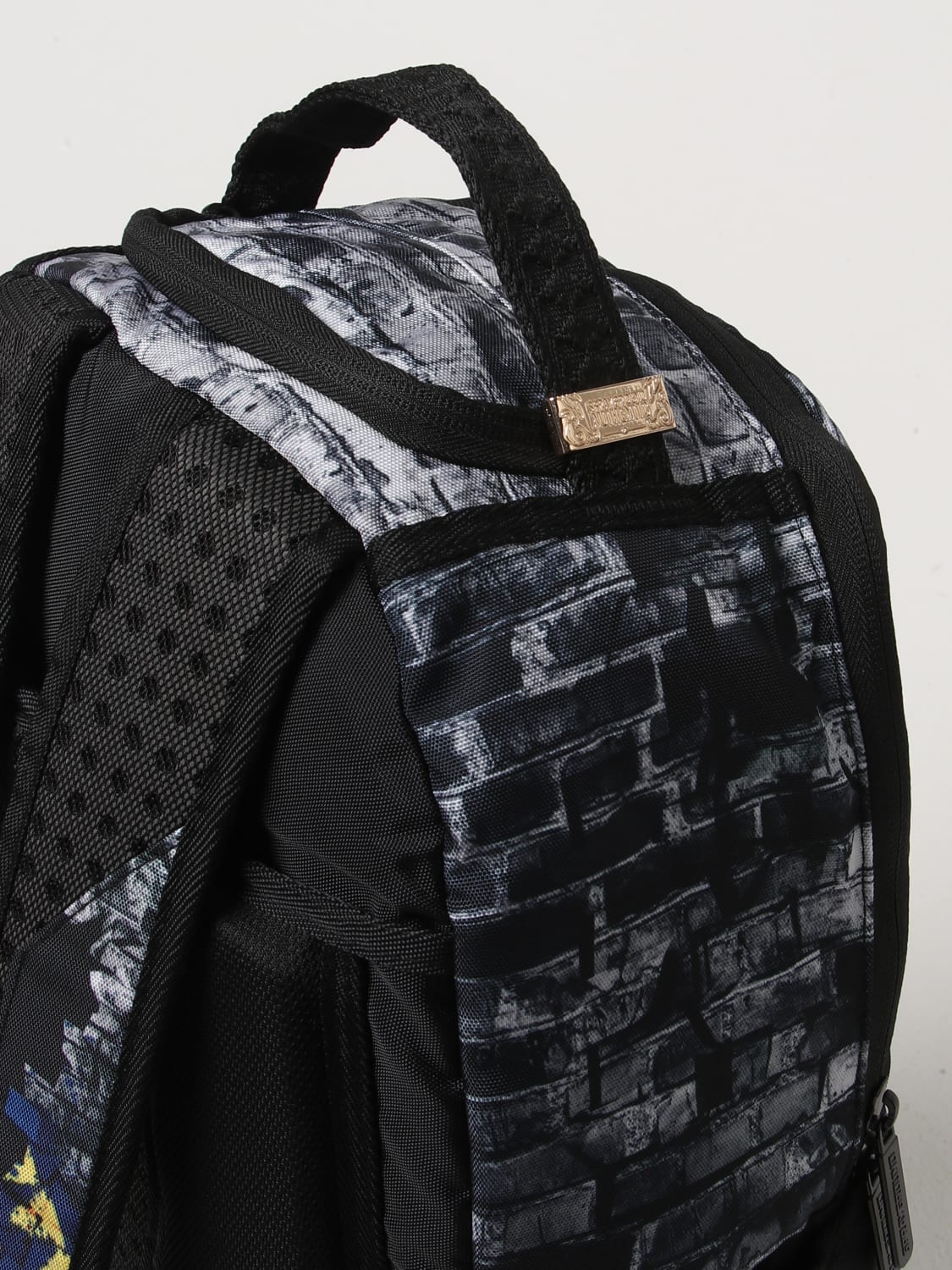 SPRAYGROUND ZAINO: Zaino Brick Break Sprayground in nylon con stampa, Fantasia - Img 3