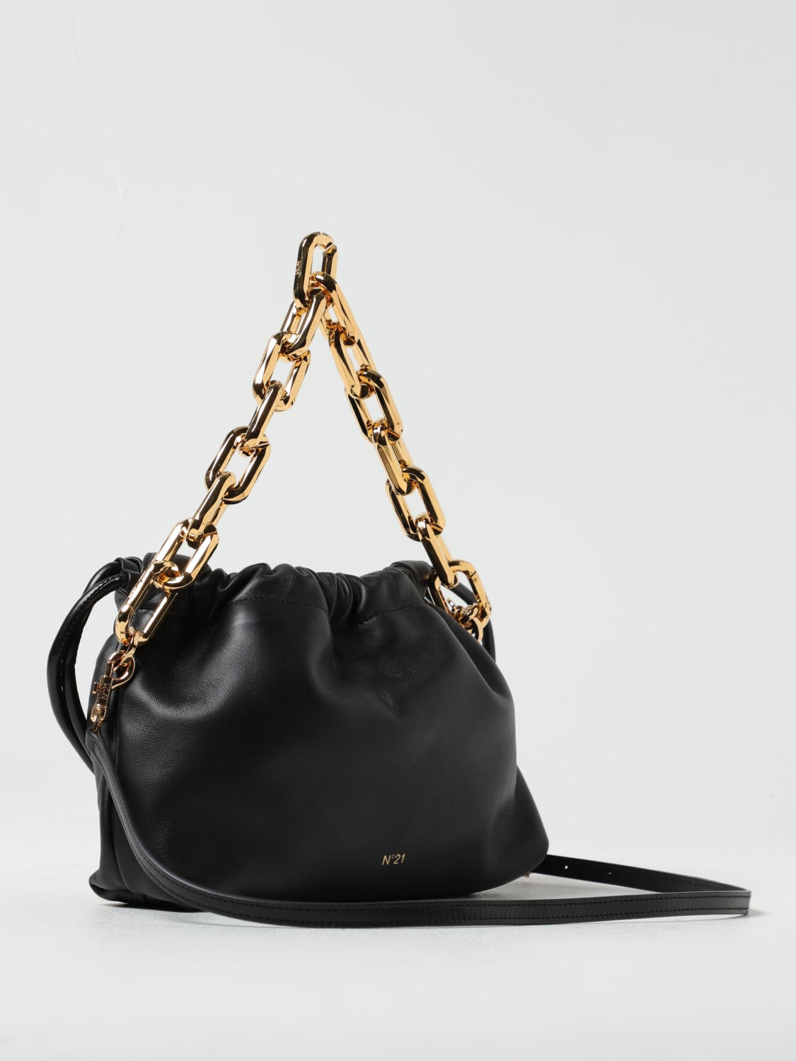 N° 21 HANDBAG: N° 21 Eva bag in nappa, Black - Img 2