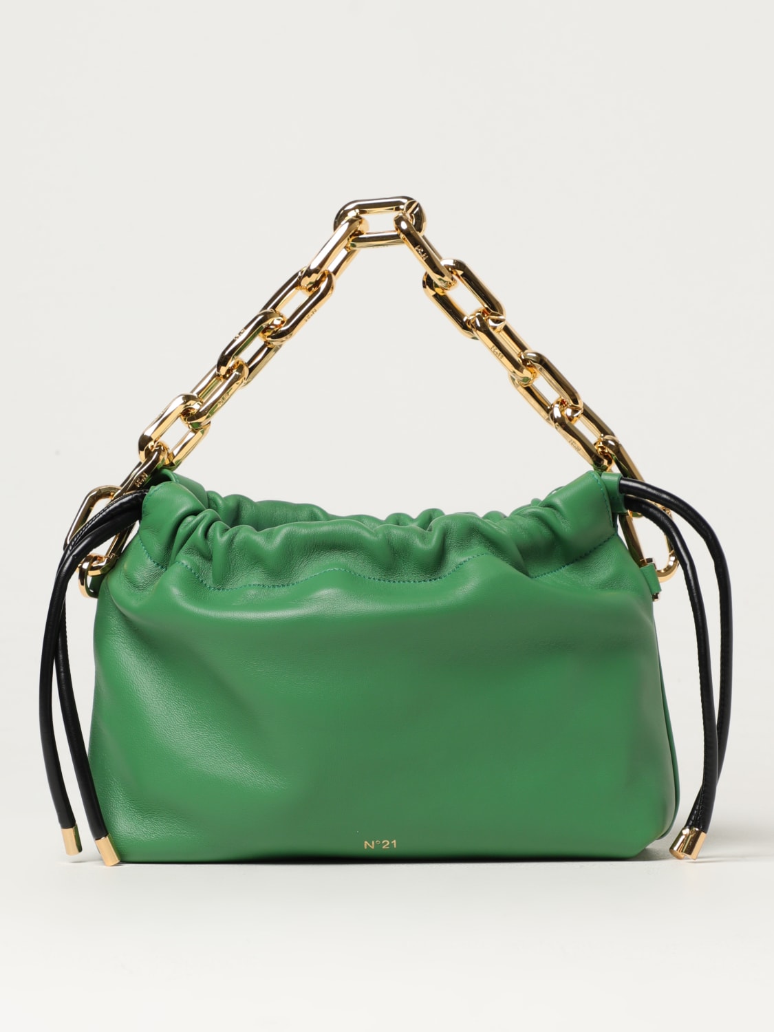 N° 21 HANDBAG: N° 21 Eva bag in nappa, Green - Img 1