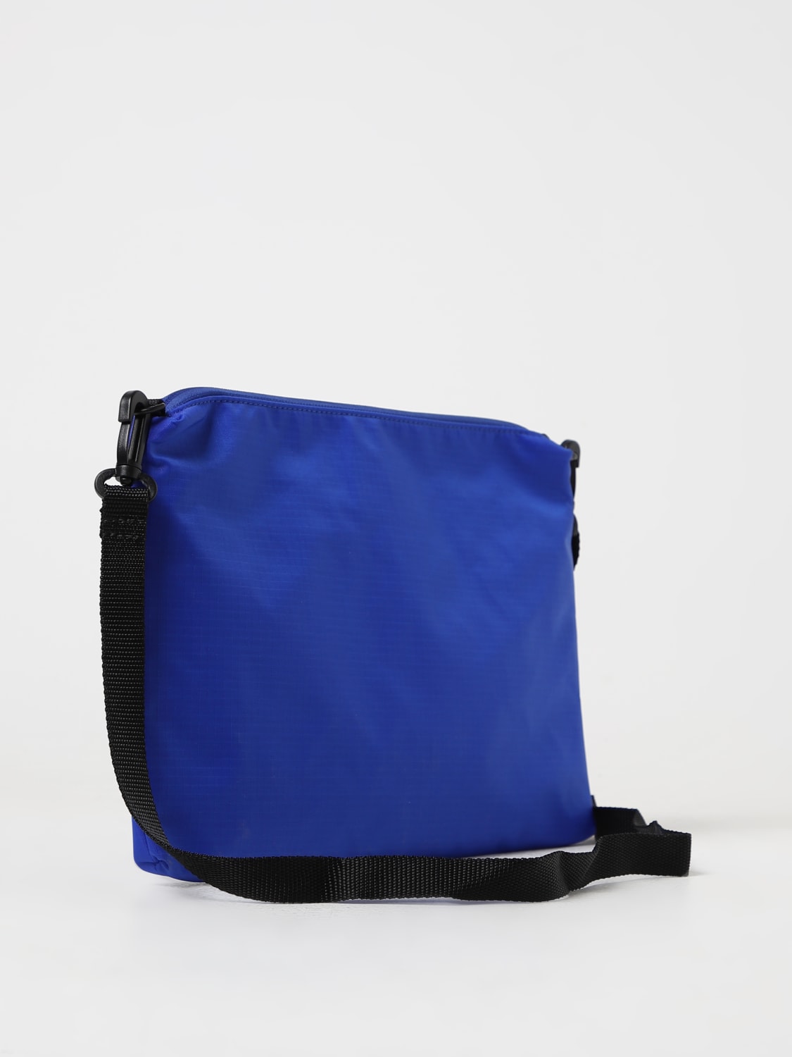 MSGM BAGS: MSGM nylon bag with logo, Blue - Img 2