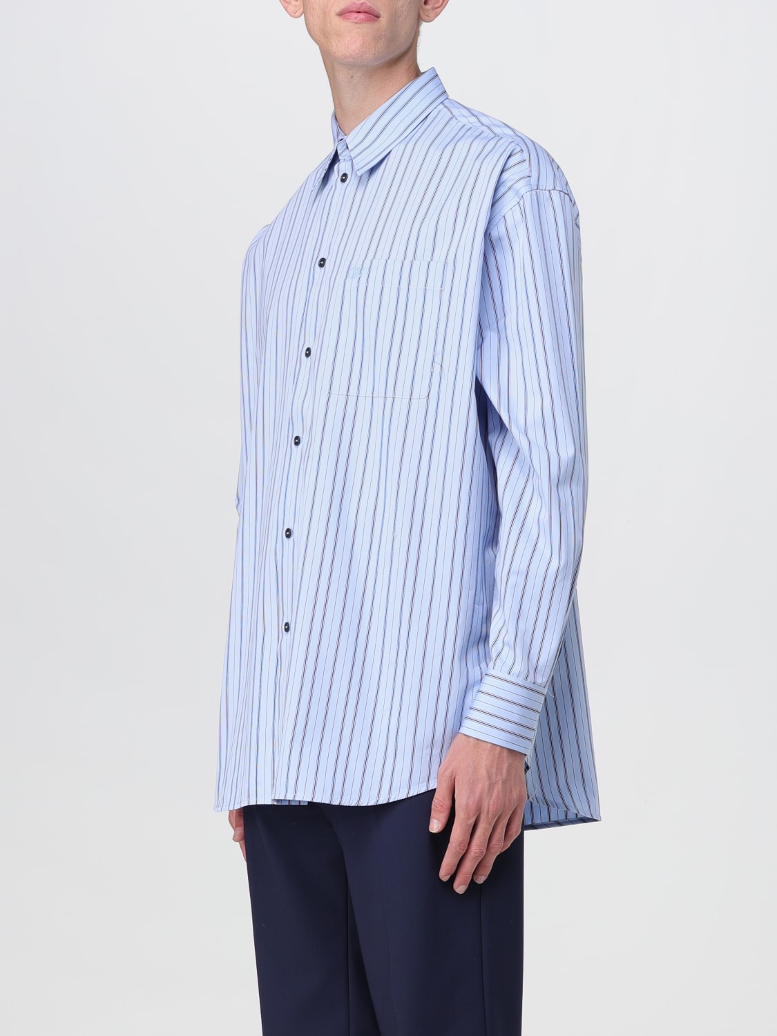 OFF-WHITE CAMISA: Camisa hombre Off-white, Azul Oscuro - Img 4