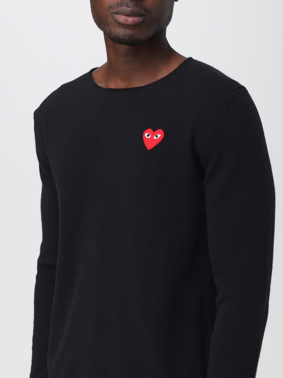 Outlet de Comme Des Garcons Sudadera hombre Negro Sudadera Comme Des Garcons P1N068 en linea en GIGLIO.COM