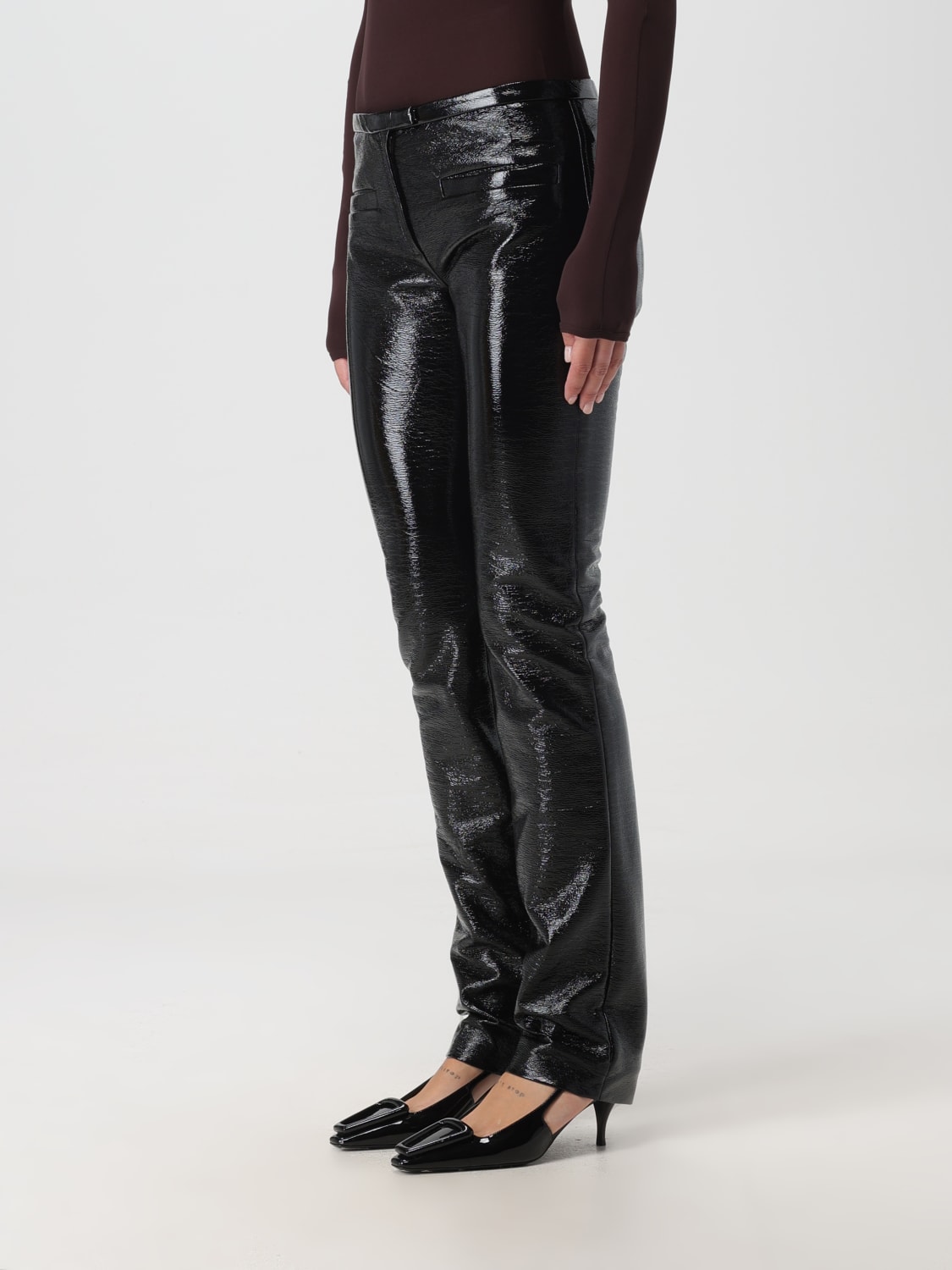 パンツ COURREGES Woman Pants Black 323CPA142VY0014 9999 Courrèges Outlet: Pants woman - Black | Courrèges pants