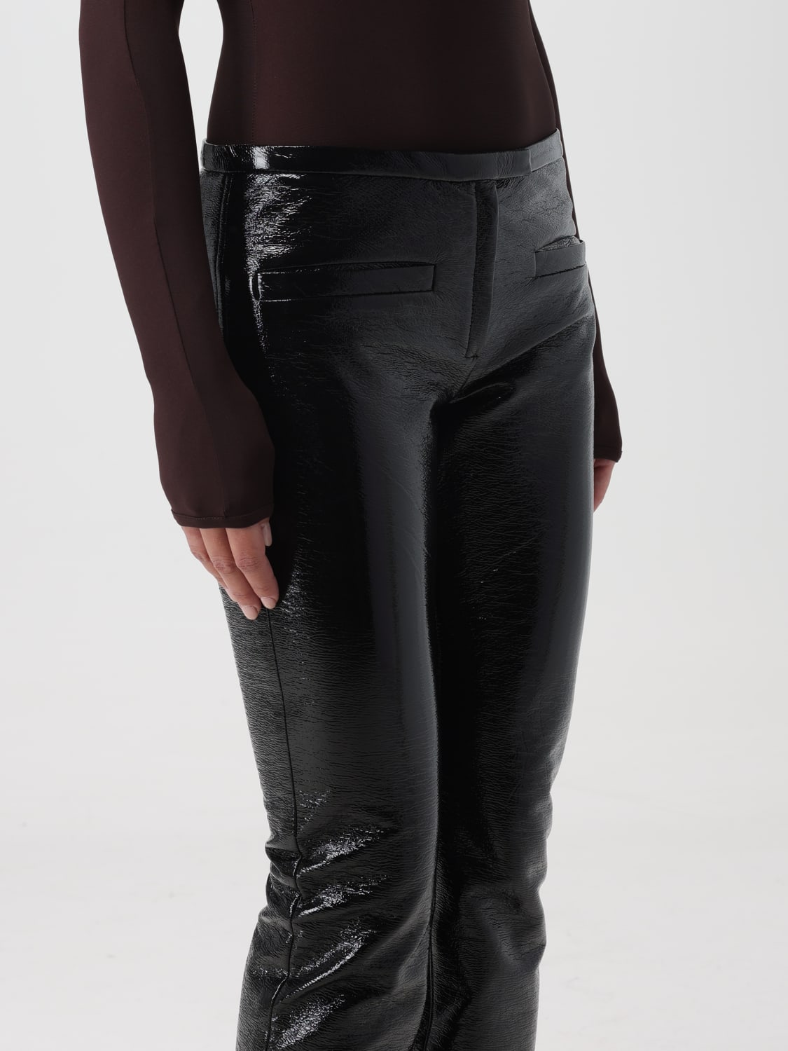 Courrèges Outlet: Pants woman - Black | Courrèges pants