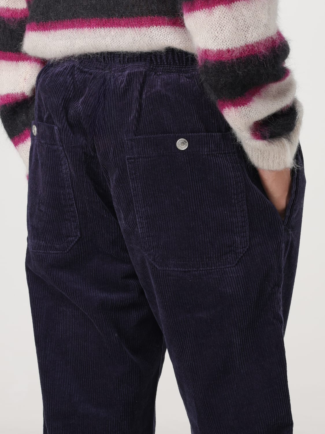 ISABEL MARANT PANTS: Isabel Marant velvet pants, Blue - Img 4