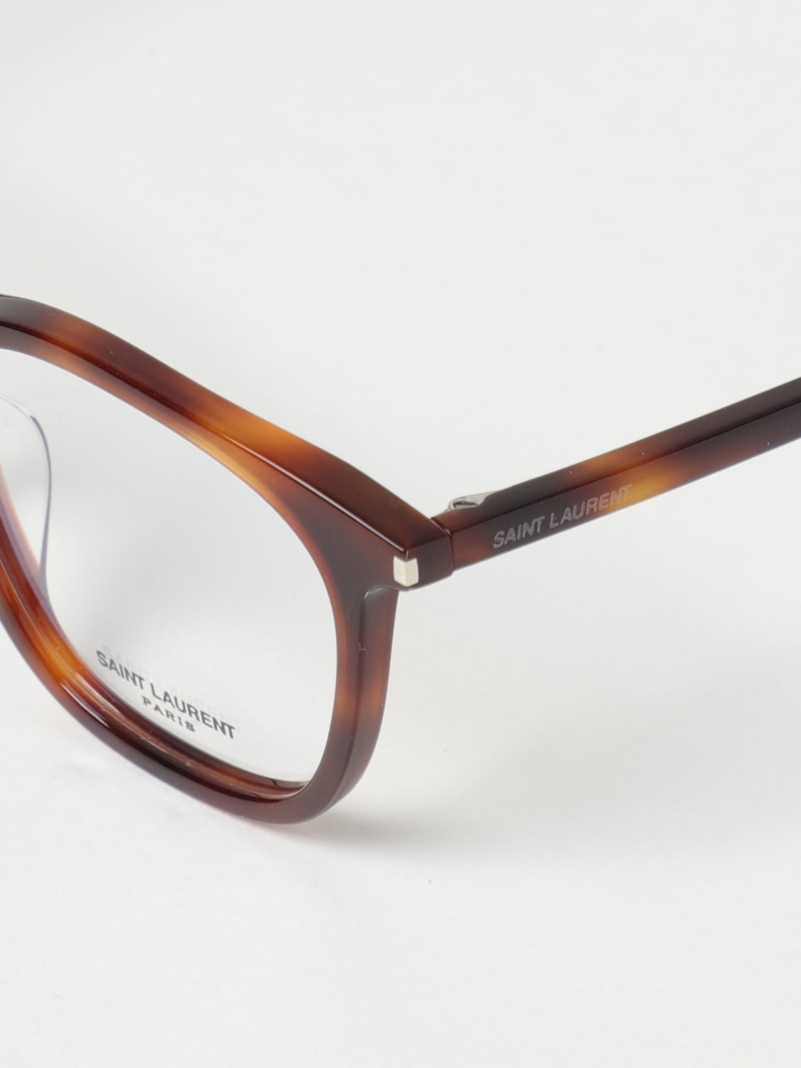 SAINT LAURENT OPTICAL FRAMES: Saint Laurent acetate eyeglasses, Beige - Img 4