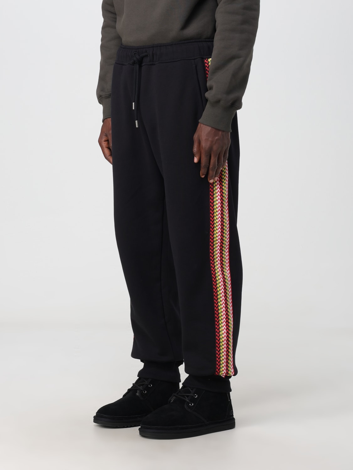 LANVIN PANTS: Pants men Lanvin, Black - Img 4