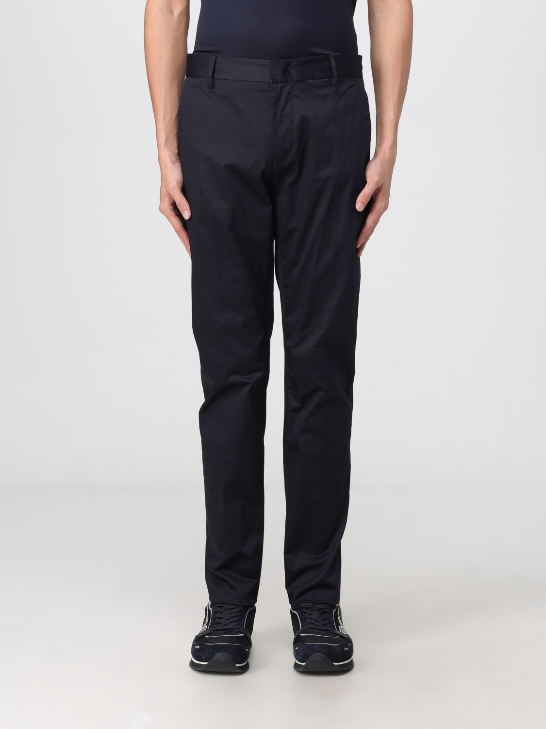Giglio Pantalone Emporio Armani in cotone stretch